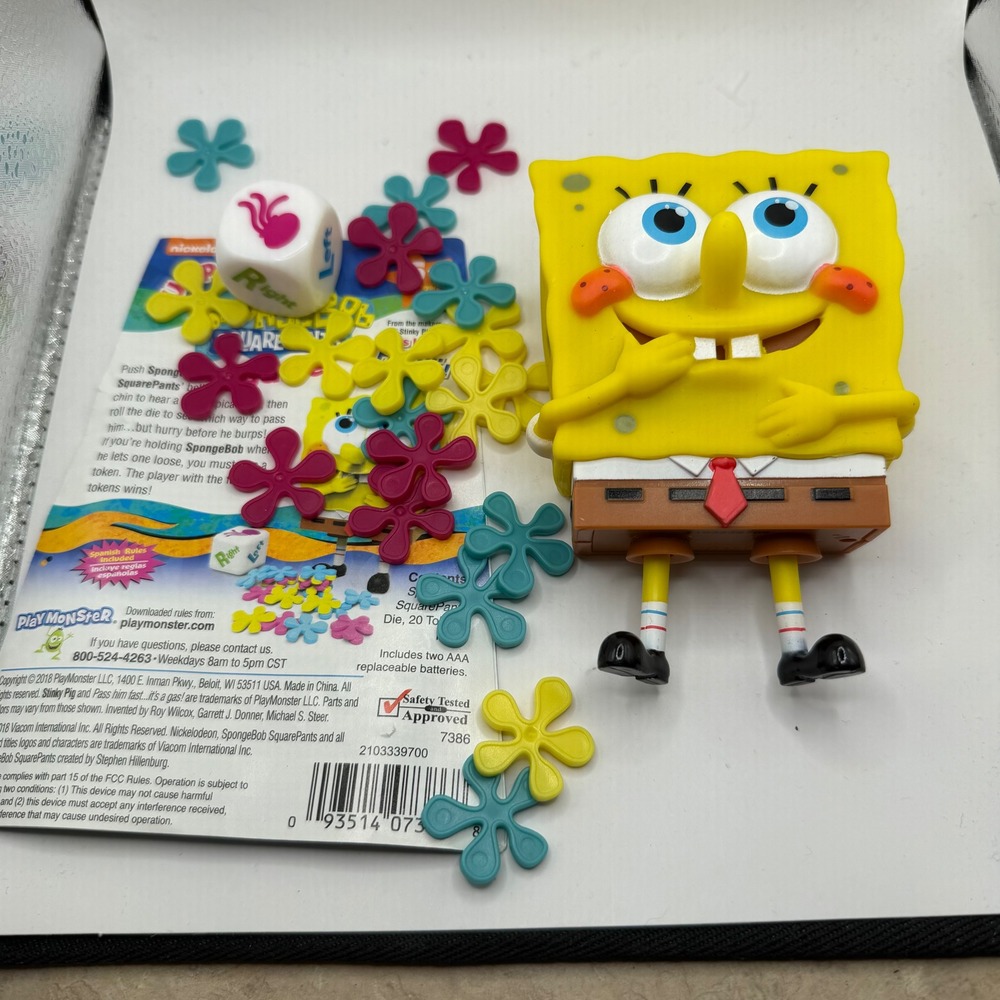 SpongeBob SquarePants Stinky Pig Electronic Game PlayMonster Nickelodeon 2018